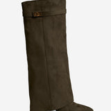 Ψηλές Μπότες Lavista Suede - Λαδί