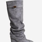 Lavista Slouchy Σουέτ μπότες μέχρι το γόνατο - Γκρι