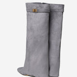 Lavista Suede Tall Boots - Γκρι