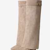 Ψηλές Μπότες Lavista Suede - Μπεζ