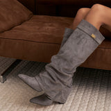 Lavista Suede Tall Boots - Γκρι