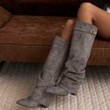 Lavista Suede Tall Boots - Γκρι