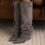 Lavista Suede Tall Boots - Γκρι