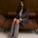 Lavista Suede Tall Boots - Γκρι