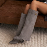 Lavista Suede Tall Boots - Γκρι