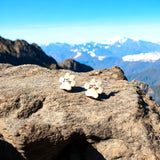 Adelina - Υποαλλεργικά σκουλαρίκια με σχέδιο πατούσας