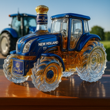 Garrafón de whisky clásico en forma de tractor New Holland T7