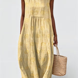 Ροζ - Κεντημένο Φόρεμα