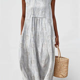 Ροζ - Κεντημένο Φόρεμα