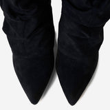 Botas de ante Lavista Slouchy hasta la rodilla - Negro