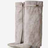 Lavista Suede Tall Boots - Taupe