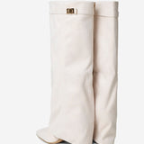 Ψηλές Μπότες Lavista Suede - Κρεμ