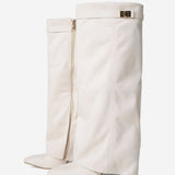 Ψηλές Μπότες Lavista Suede - Κρεμ