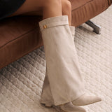Lavista Suede Tall Boots - Taupe