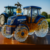 Garrafón de whisky clásico en forma de tractor New Holland T7
