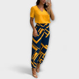 Irmelin - Conjunto elegante con blusa y pantalones