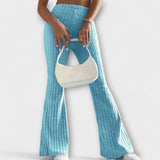 Jennifer - Κομψό παντελόνι με φαρδιά μπατζάκια