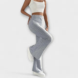 Jennifer - Κομψό παντελόνι με φαρδιά μπατζάκια