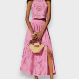 Moise | Σετ με ροζ δαντέλα