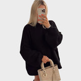 Carly | Suéter de Punto Oversized con Mangas Globo