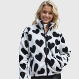 Camila | Chaqueta reversible con corazones